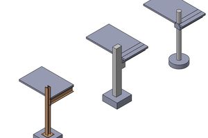  Stahl – Stahlanschluss nachgeahmt in Stahlbeton-Fertigteil – fertigteilgerechtes System 