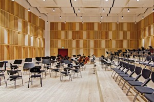  Der Orchestersaal wird nur für Proben genutzt ist also nicht öffentlich zugänglich 