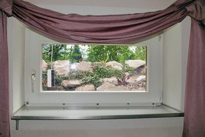  Bild&nbsp;6: Innenansicht des Fensters mit Auffangwanne 