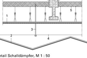  Detail Schalldämpfer, M 1 : 50 