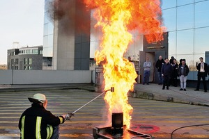  Brandsimulation im Rahmen der BrandSchutzTage 